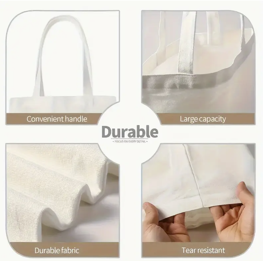 Sublimation Canvas Tote Bags